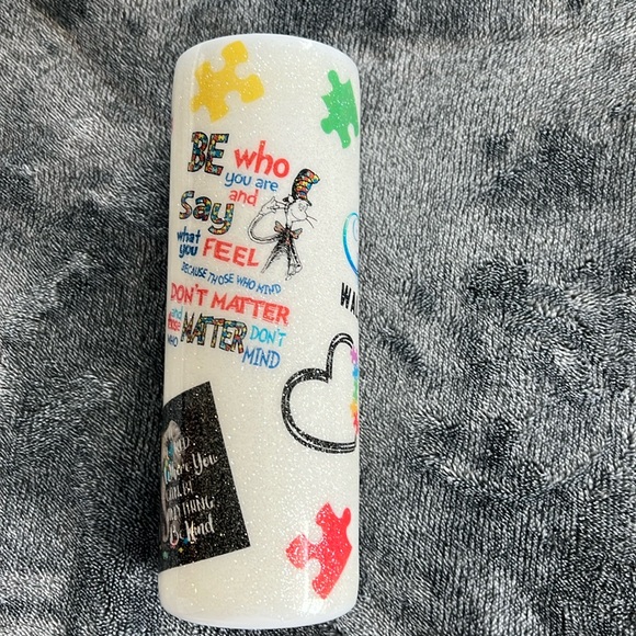 Brand new Autism 20oz tumbler- no lid - Picture 1 of 4